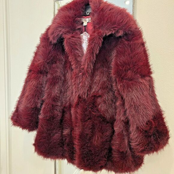 NWT Sz S Band of the Free Faux Fur Jacket - Picture 2 of 6